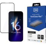 3mk Protection Протектор за iPhone 16 Pro - 3mk - HardGlass Max закален протектор за екран - Черен
