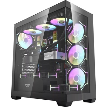 darkFlash DS900 ARGB Black + 7 fans