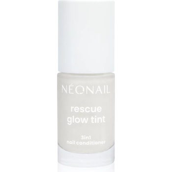 NEONAIL Rescue Glow Tint 3in1 Nail Conditioner подхранващ лак за нокти цвят Milky White 7.2ml
