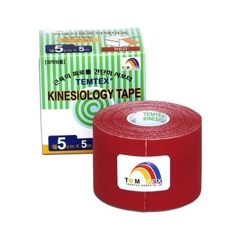 Temtex Tourmaline tejpovací páska červená 5cm x 5m