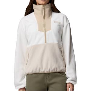 Columbia Дамски поларен пуловер Columbia Women's Sequoia Grove 1/2 Zip Fleece Fleece jumper - Sea Salt / Dark Stone / Ancient Fossil - размер XL (105-5263-1015)