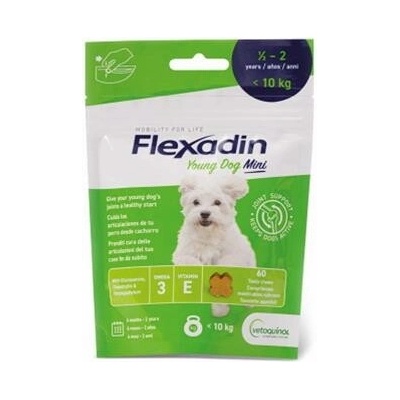 Pharmacopola Flexadin Young Dog Mini žuv.tbl. 60 tbl.