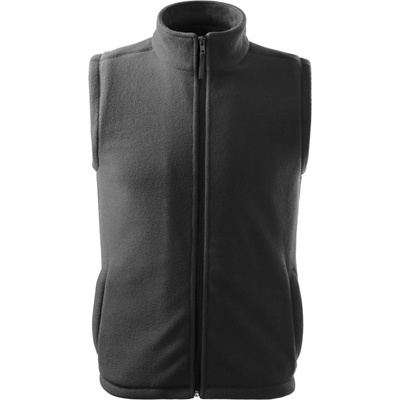Malfini Next Fleece vesta unisex 5X836 oceľová šedá