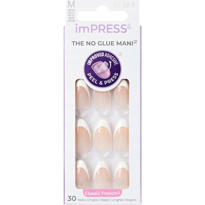 KISS Samolepiace nechty ImPRESS Nails Everlasting 30 ks