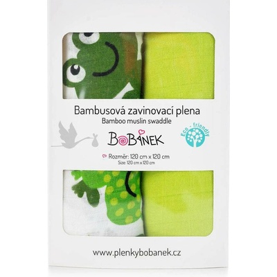 Bobánek zavinovacie Duo Pack Veselé žabky