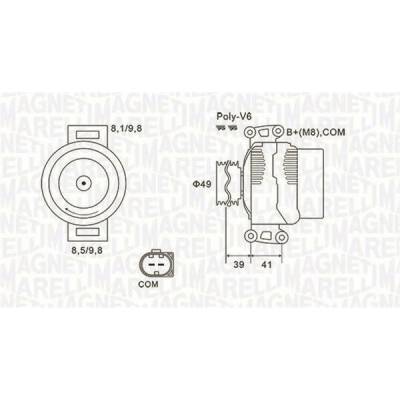 generátor MAGNETI MARELLI 063731953010