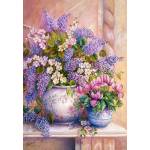 Castorland - Puzzle Hardwick: Lilac flowers - 1 500 piese