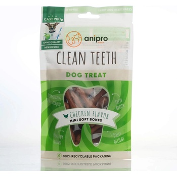 Image 1 of Anipro Dental - Кучешко лакомство дентални мини кокалчета с пиле 84 гр
