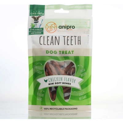 Anipro Dental - Кучешко лакомство дентални мини кокалчета с пиле 84 гр