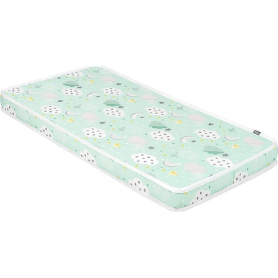 Kikkaboo Бебешки матрак KIKKABOO Fantasia 60/120/7 см Clouds Mint (41107030010)