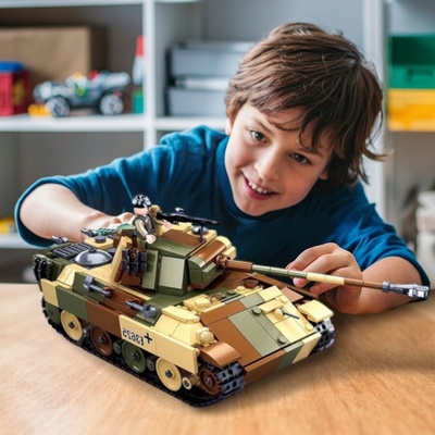 Sluban B0859 Maskovaný tank střední 2v1