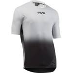 Northwave Мъжка фланелка с къс ръкав за колоездене Northwave Edge 2 Jersey Short Sleeve Cycling jersey - Light Grey / Black - размер M (056-3144-0613)