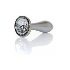Boss of Toys Plug-Jewellery Silver PLUG- Clear S