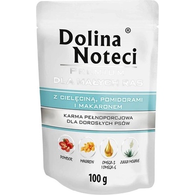 Dolina Noteci Premium Малки породи с телешко, домати и паста 100 г