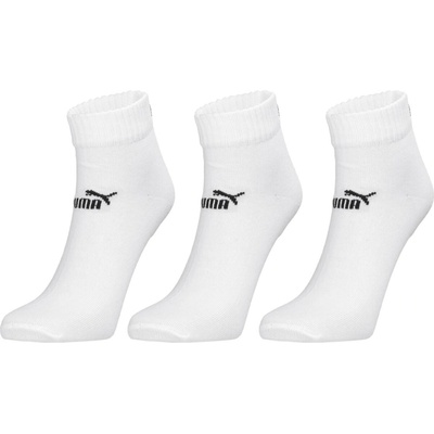 Puma ELEMENTS PLAIN QUARTER 3P biela čierna
