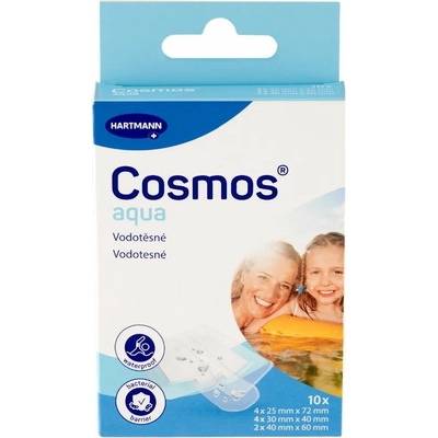 Cosmos Aqua vode odolné náplaste pre kúpeľ a sprchovanie 10 ks