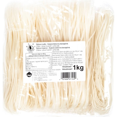 Flying Goose Nudle rýžové široké 1 kg