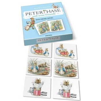 Anaconda Verlag Peter Hase und seine Freunde - Das Memo-Spiel mit 40 Spielkarten im Spielkarton