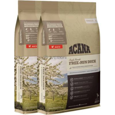 Acana Dog Free-Run Kačka Singles 2 x 11,4 kg