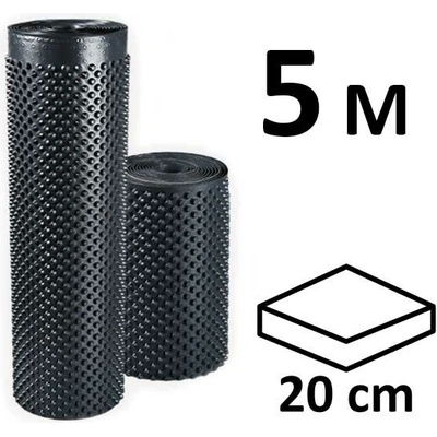 Nopová fólie do vyvýšených záhonů výška 20 cm x 5 m