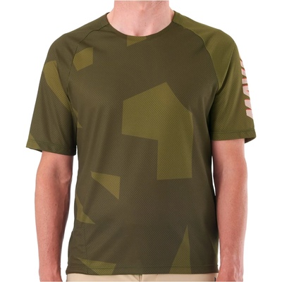 Mavic Мъжка фланелка с къс ръкав за колоездене Mavic Deemax Enduro S/S Jersey Cycling jersey - Camo / Olive - размер XXL (056-3620-0115)