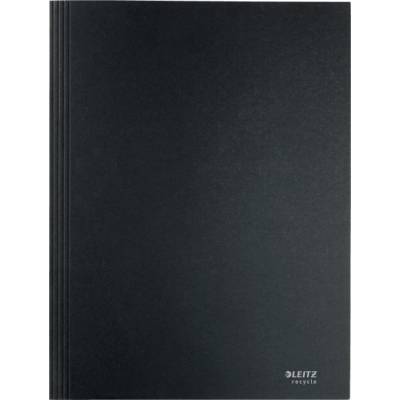 Leitz Кутия за документи LEITZ Recycle A/4 3 щифта картон черна 39060095 (39060095)