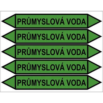 Značení potrubí, průmyslová voda PZGL 009224