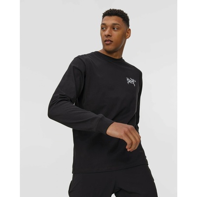 Arcteryx Kragg Sl Cotton Bird Tile Ls čierne