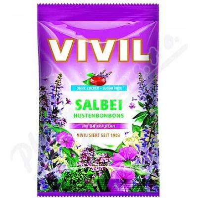 Vivil Šalvia+14 druhov byliniek bez cukru 60 g