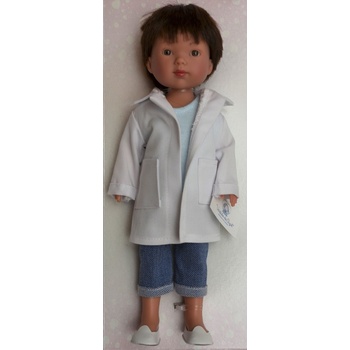 Vestida de Azul Realistická chlapeček Albert jako lékař Albert 28 cm