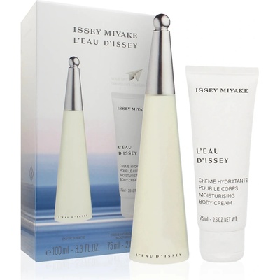 Issey Miyake L'Eau D'Issey EDT 100 ml + tělový krém 75 ml dárková sada