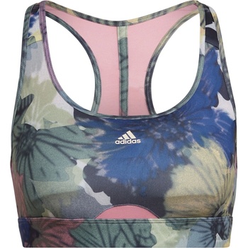 adidas Powerreact Training Medium-Support Allover Print Bra Ld99 - Multi