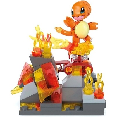 Mega Construx Pokémon Charmanderův ohnivý útok – Zboží Dáma