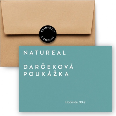 NATUREAL - Darčeková poukážka v hodnote 30 EUR
