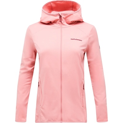 Peak Performance Дамско поларено яке Peak Performance Women's Light Zip Hood Fleece jacket - Warm Blush (105-6032-0413)
