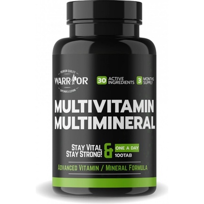 Warrior Multivitamin Multiminerál 100 kapslí