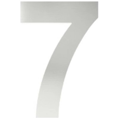 číslo "7" 155mm nerez Nerez
