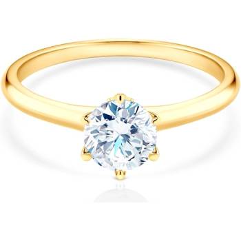 SAVICKI Годежен пръстен The Journey: злато, лабораторен диамант