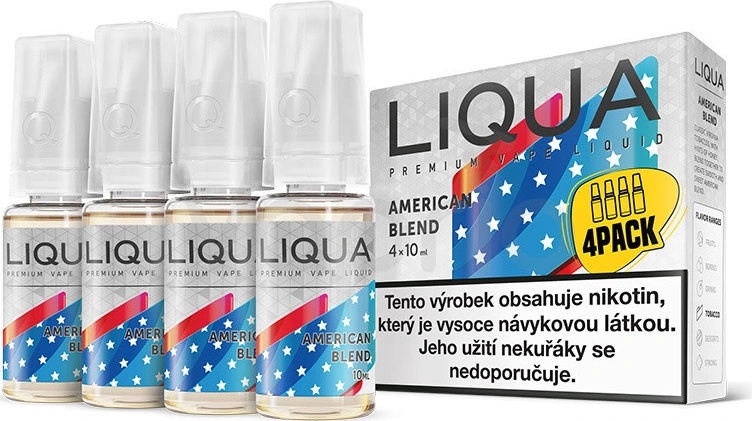Ritchy Liqua Elements 4Pack American Blend 4 x 10 ml 3 mg