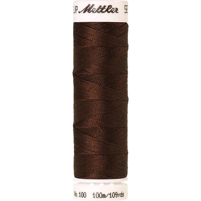 Nitě SERALON 100m na univerzální šití, polyester AMANN Mettler - více barev 6677: 0263 hnědá