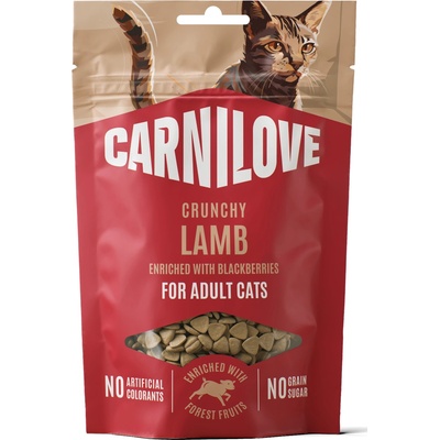 CARNILOVE Cat CRUNCHY Snack Lamb enriched with Blackberries 50 g