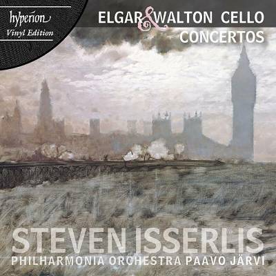 Elgar Walton Cello Concertos Steven Isserlis LP