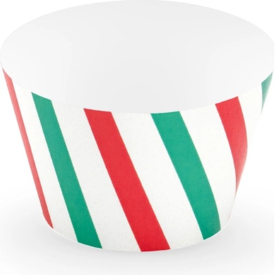 PartyDeco Коледни кошнички за мъфини - Merry X-Mas 6 бр