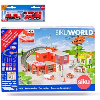 Siku World Požární stanice a dárek