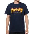 Thrasher Flame Logo Navy Blue