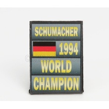 Cartrix Accessories F1 World Champion Plate Pit Board Benetton B194 Ford Mild Seven N 5 Season 1994 Michael Schumacher Šedá Černá Žlutá 1:43