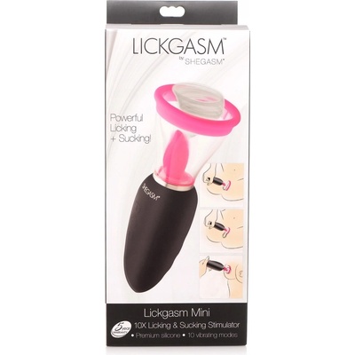 Lickgasm Mini 10X Silicone Licking and Sucking Stimulator