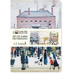 Flame Tree Publishing L. S. Lowry Set of 3 Mini Notebooks | Flame Tree Studio