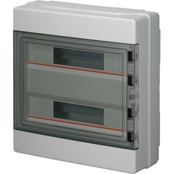 ELMARK Ec620 ТАБЛО ЗА ОТКРИТ МОНТАЖ 36 МОДУЛА (2Х18) ip65 СИВ (ec62036e)