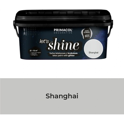 Primacol Decorative Lets Shine dekorativní barva s brokátem, Szanghaj, 2 l